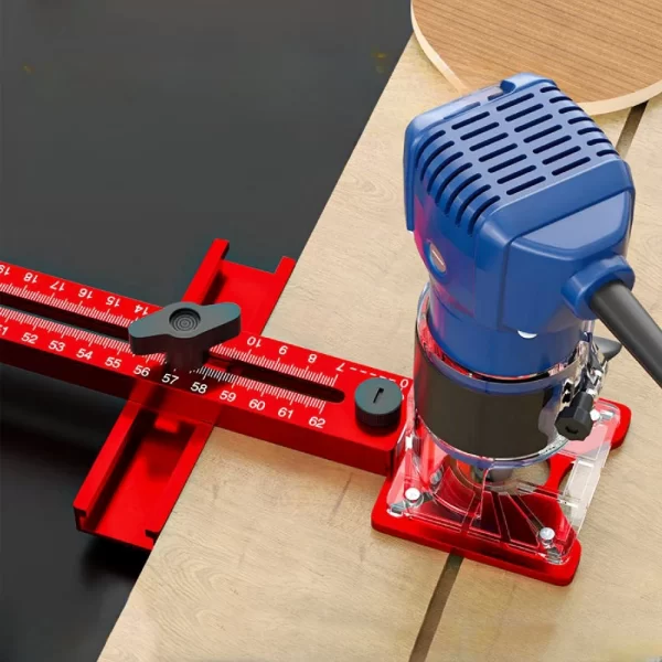 3 in 1 Router Milling Groove Bracket for Woodworking Circular Cutting Jig Aluminum - Image 12