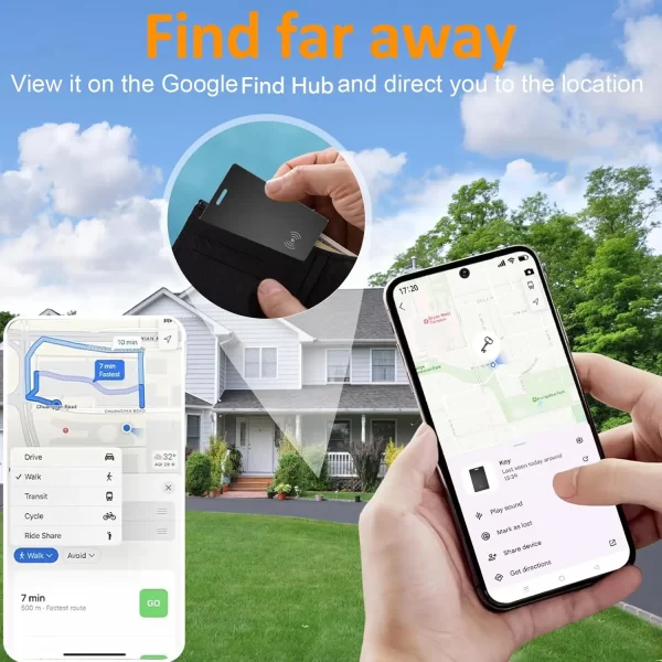 Wallet Tracker Card Wireless Charging Tracking Location Gps Locator Smart Tag For Android - Image 4