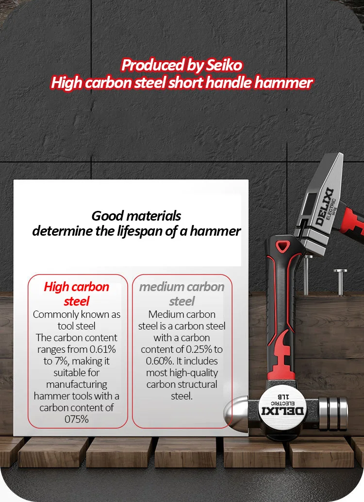 DELIXI ECECTRIC Multifunctional Mini Claw Hammer, Anti Slip And Shockproof Hammer,Magnetic - Image 15