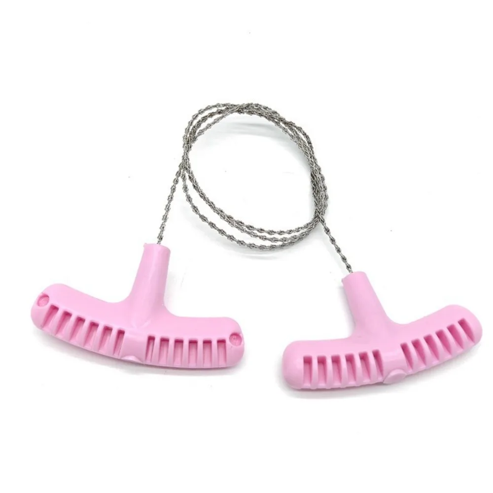 4-strand Stainless Steel Wire Saw with Handle Strong Outdoor Camping Survival Tool - Image 7