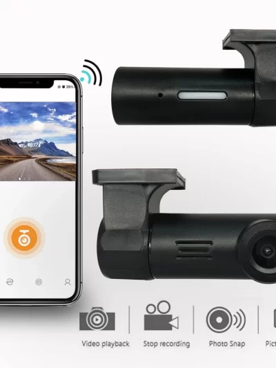 APP control smart car Wifi DVR Dash camera night vision video recorder HD1080P USB connection power supply