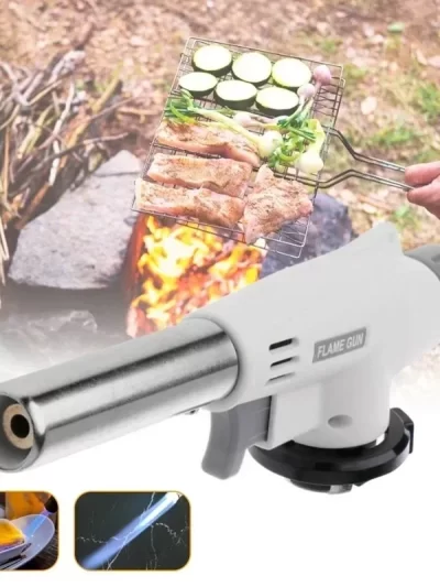 Camping Baking Barbecue Gas Torch Welding Fire Maker Lighter Butane Burner