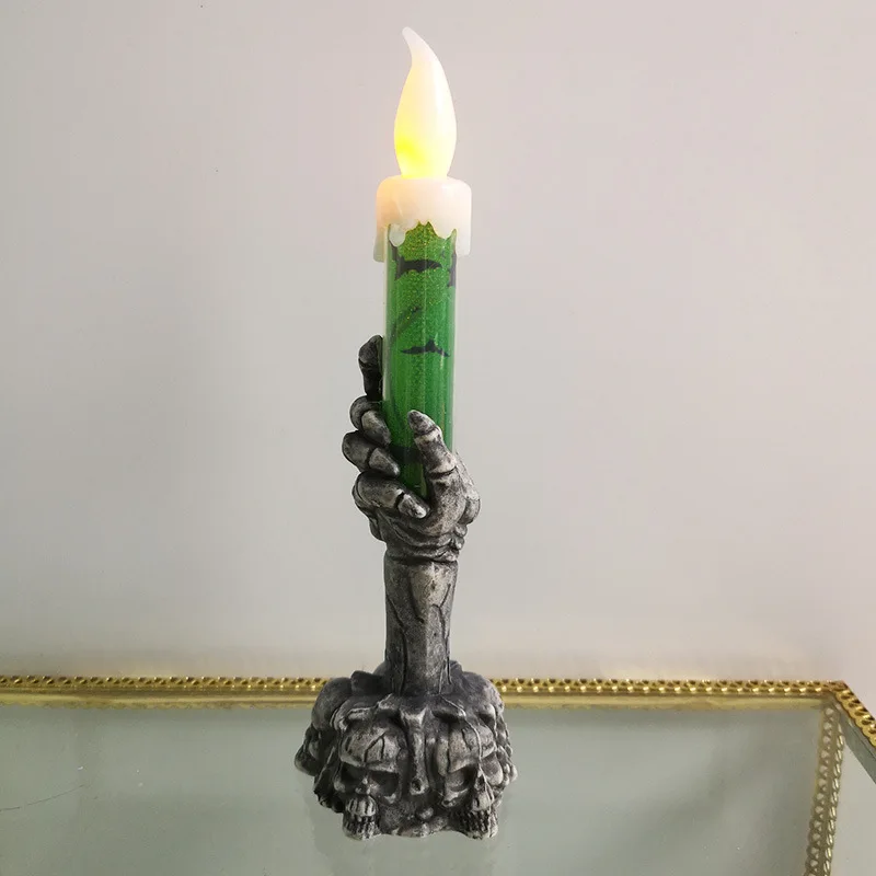 Halloween Skeletons Ghost Party Candles Pumpkin Party Happy Halloween - Image 3