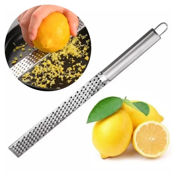 Handheld Cheese Grinder Stainless Steel Garlic Grater Vegetable Fruit Grinder Lemon Zester Citrus Ginger