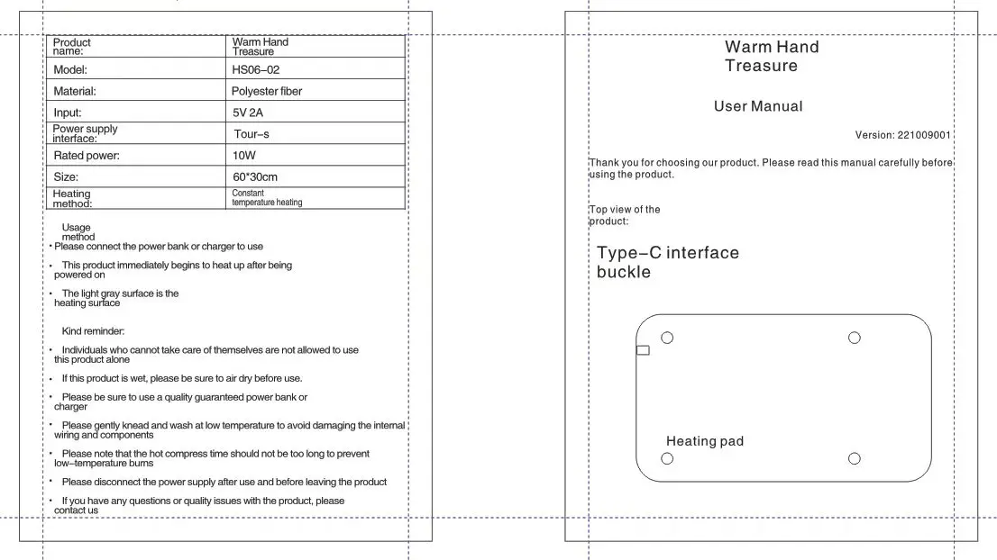 New Graphene Quick Heating Warming Pad with Adjustable Temperature and Timing USB Power Supply - Image 12
