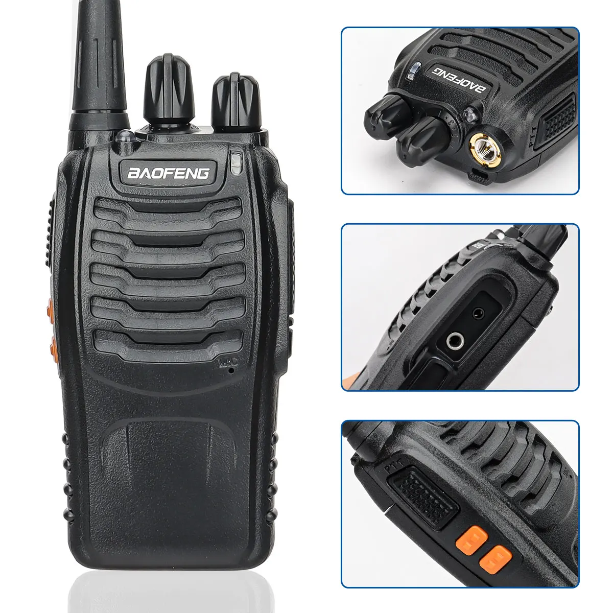 2/4PCS Baofeng BF-888S V2 Walkie Talkie Dual Band Portable Long Range UHF 400-470MHz USB/EU/US Ham Two Way Radio - Image 16