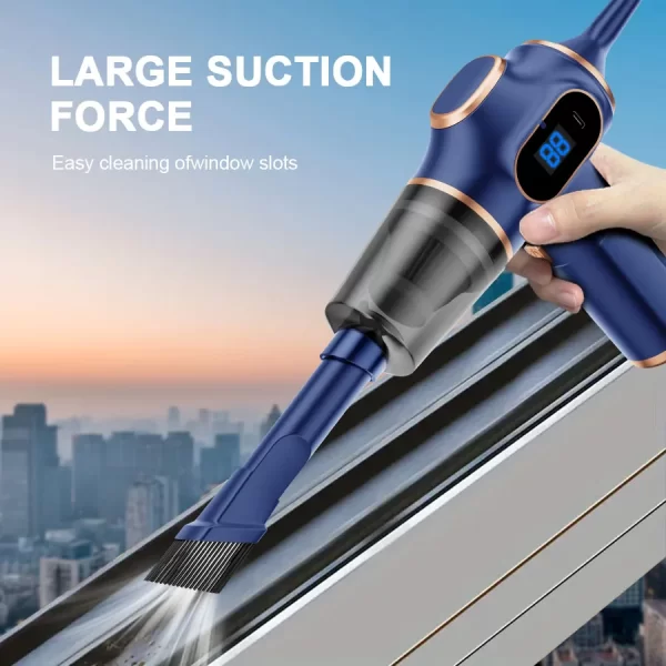 ABS Wireless Car Vacuum Cleaner Home Appliance Sofa Office High-Power - Image 5