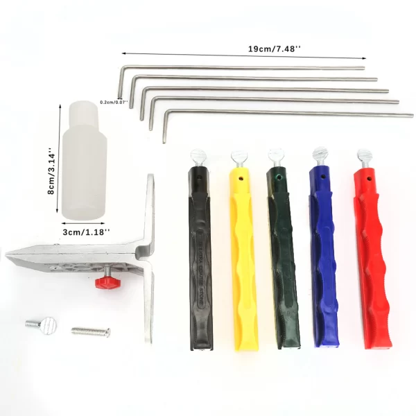 Grinder Sharpening Stone Set Professional Kitchen FiX angle Knife Sharpener System Kit - Image 6