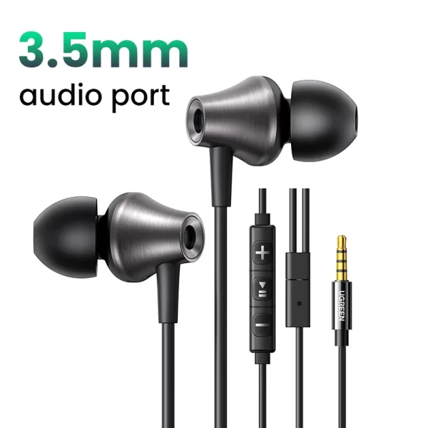UGREEN 3.5mm USB Type C Wired Earbuds with Microphone, Wired Earphones in Ear Headphones HiFi Stereo,For Most with 3.5mm Jack - Image 8