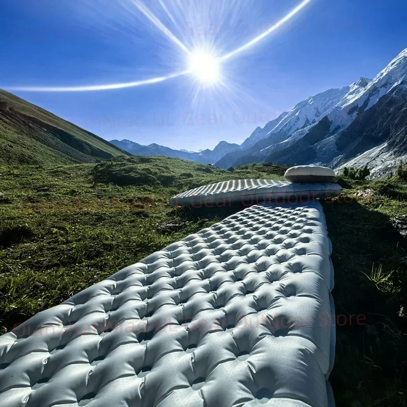 Light Tour R value 7.5 Camping Inflatable Mattress Outdoor Portable Sleeping Pad Ultralight - Image 4