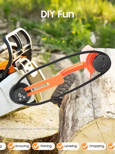 Wood Peeler 2:3 Pulley Ratio 4 Blades Chainsaw Compatible 11*5in Log Peeling Tool Aluminum Steel