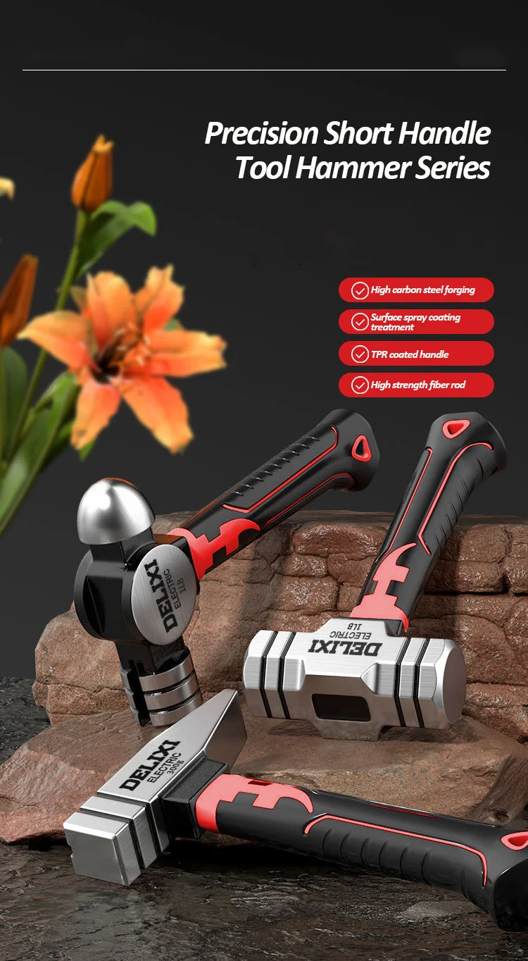 DELIXI ECECTRIC Multifunctional Mini Claw Hammer, Anti Slip And Shockproof Hammer,Magnetic - Image 14