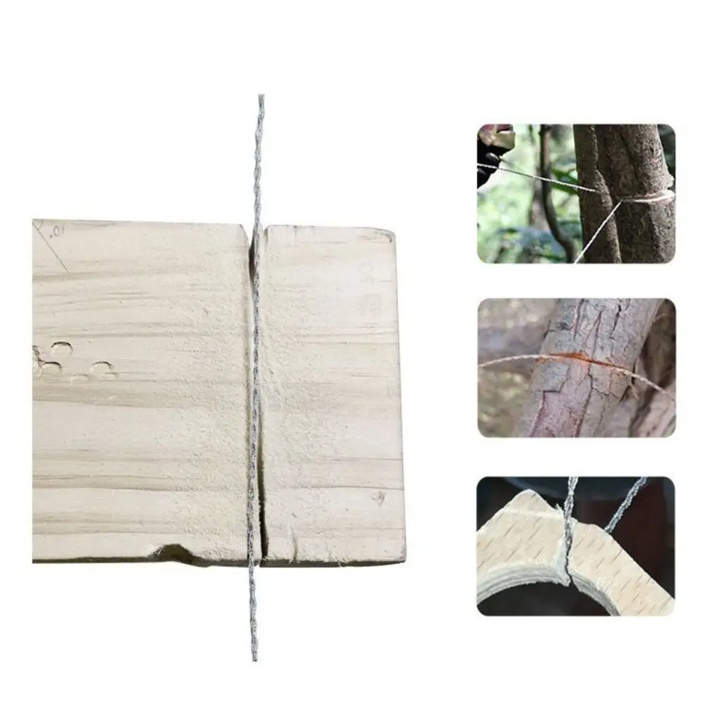 4-strand Stainless Steel Wire Saw with Handle Strong Outdoor Camping Survival Tool - Image 28