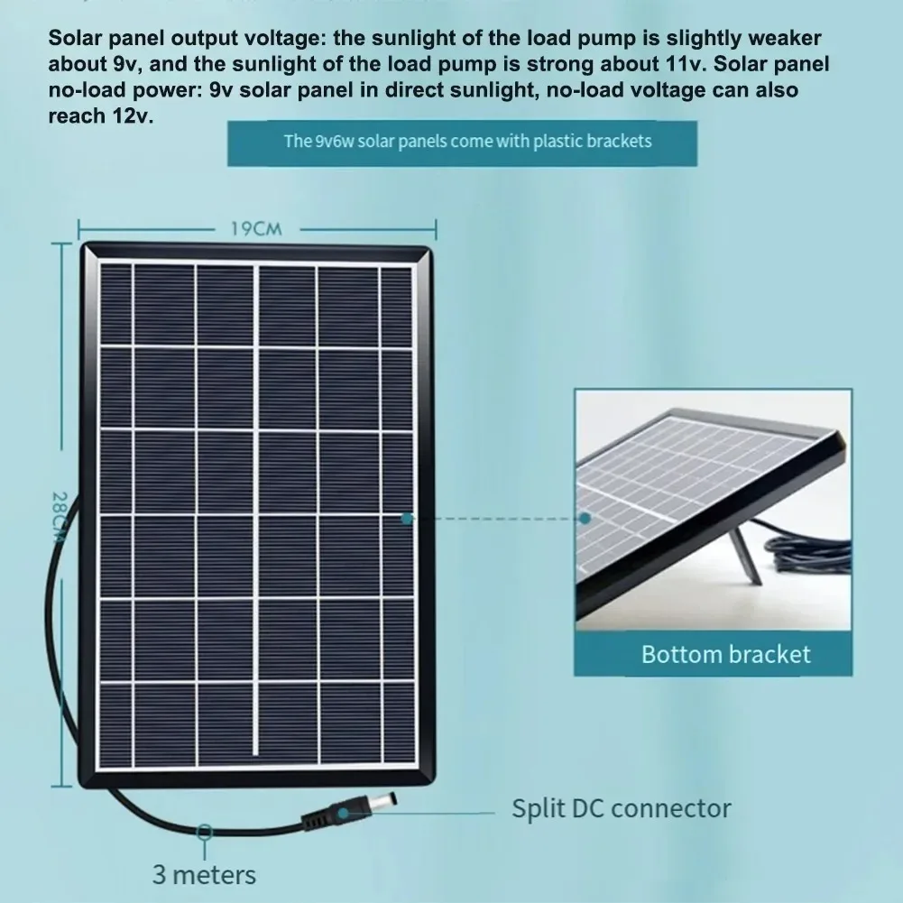 10W 9V Solar Powered Water-Pump Set with Filter 5V Circulating Fish Pond Filtrations Oxygen Submersible Pumps Solar Controllers - Image 2