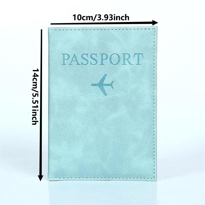 Lover The World Map Passport Cover Hot Stamping Simple Plane Women Men Travel Passport Case - Image 46