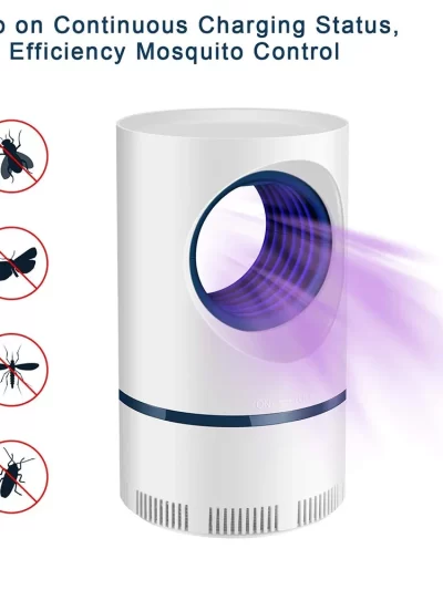 Electric Fly Bug Mosquito Insect Killer LED Light Trap with USB Power Supply and Adapter