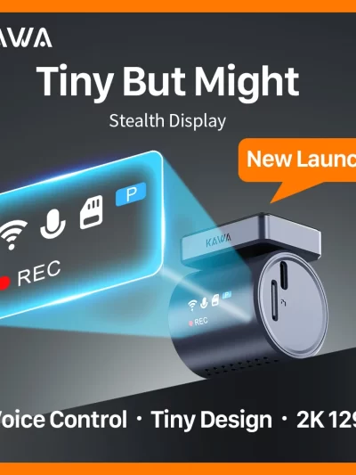 2K KAWA MINI 3 Pro Cameras for Car DVR Tiny Dash Cam 24 Parking Auto Video Recorder WiFi APP Voice Control Car dashcam