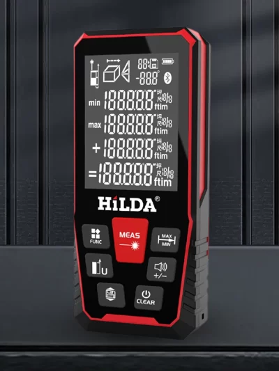 Building Measure Ruler Portable Range Test Finder Backlit LCD Distance Measure Tool Ft/in/Ft/Ft+in