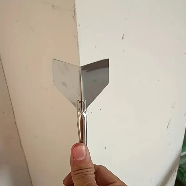 4pcs Stainless Steel Yin and Yang Horn Wall Corner Scraping Putty, Wall Corner Spatula - Image 10