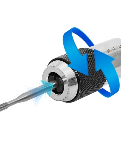 Tap Extractor Tool #6-1/4inch 1/4inch-1/2inch Extraction Tool with Adjustable Jaws Tap Driver for Taps Reamers Screw Extractors