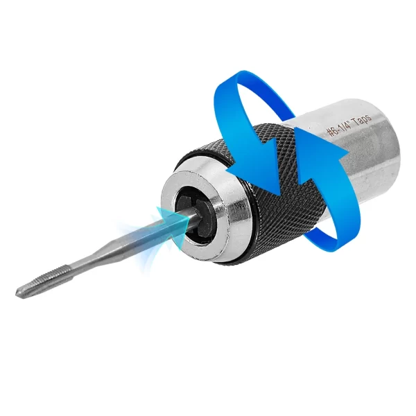Tap Extractor Tool #6-1/4inch 1/4inch-1/2inch Extraction Tool with Adjustable Jaws Tap Driver for Taps Reamers Screw Extractors