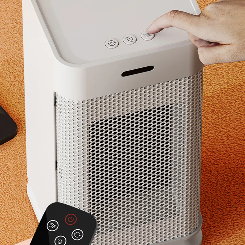 Portable Ceramic Heaters Fan Silent Room Heater with Remote Control Overheat Protection - Image 3