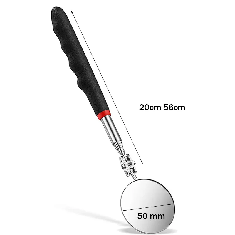 360° Inspection Mirror LED Light Telescoping Mirrors Extend Mechanic Tools Inspection Mirror Telescopic Handle - Image 18