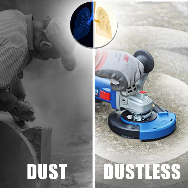 HERZO 100mm Grinding Wheel Guard Dust Shield Tool, Suitable for Dry Surface Grinding - Image 6