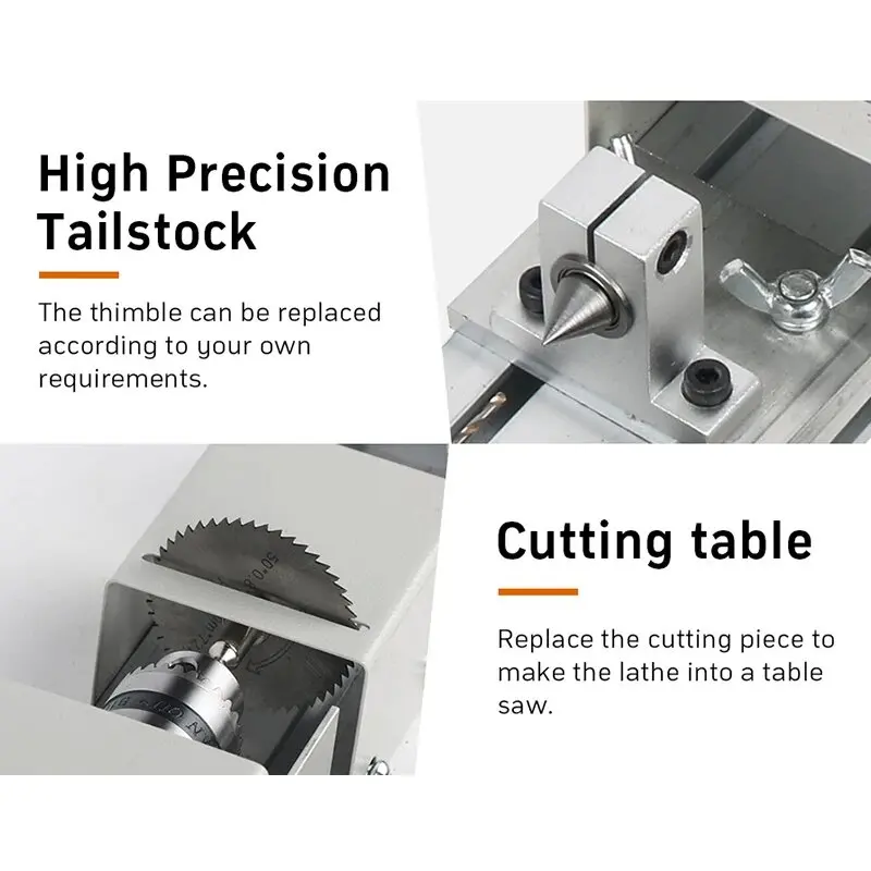 12-24V Buddha Bead Machine Multifunction Mini Lathe Compact Lathe Turning Center for Wood Sanding Polishing Jewelry Rotary Tools - Image 6