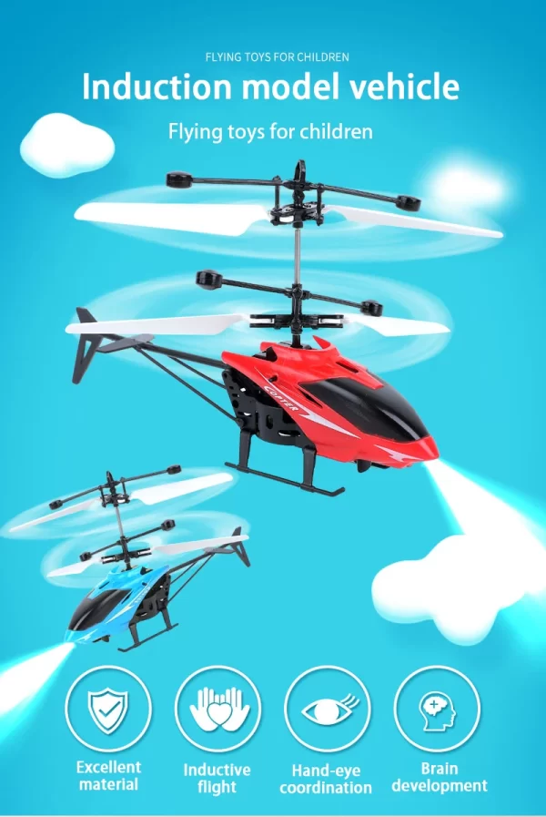 Rechargeable Mini RC Drone Remote Safe Fall-resistant RC Helicopters Drone(No remote control battery) - Image 10