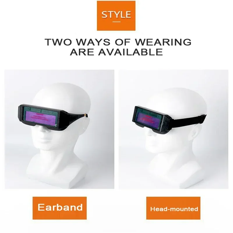 Welding Goggles Automatic Solar Automatic Darkening Safety Glasses UV Protective Welding Goggles - Image 13