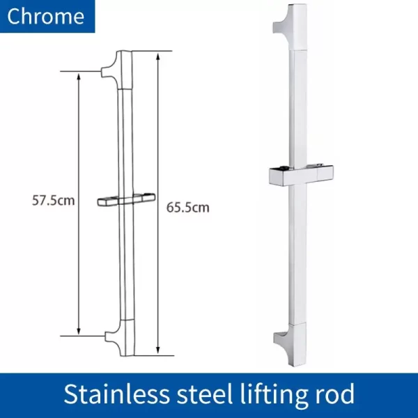 Waterfall 2 Function Hand Held Shower Head High Pressure Rain Shower Sprayer Set Water Saving - Image 39