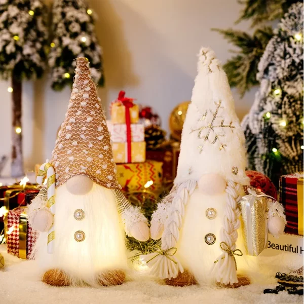 Glowing Gnome Christmas Faceless Doll 30cm Tree Decorations 2025 - Image 19