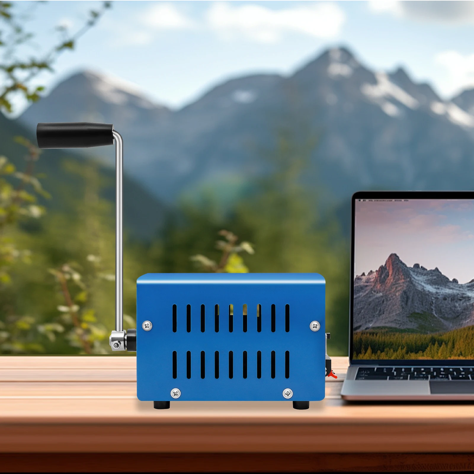 20W Hand Crank Generator, 6 Voltage Options Portable Emergency Charger for Outdoor Survival Emergency Power Bank - Image 18