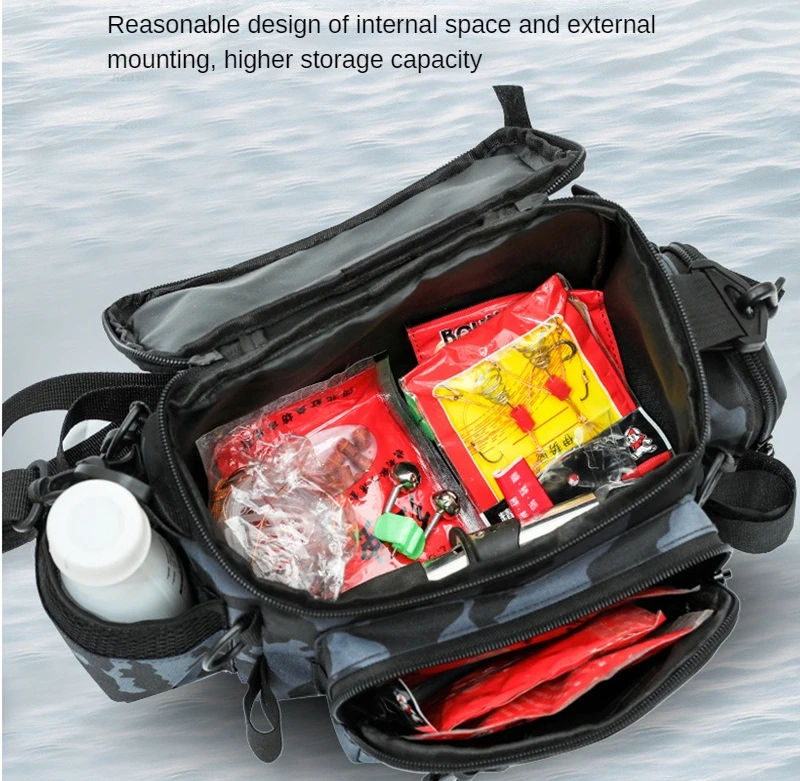 Multifunctional Fishing Tackle Shoulder Bag Storage Bag Portable Fishing Rod Holder - Image 9