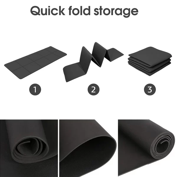 Yoga mat sports fitness EVA comfortable foam 4mm thick yoga mat sports yoga - Image 3