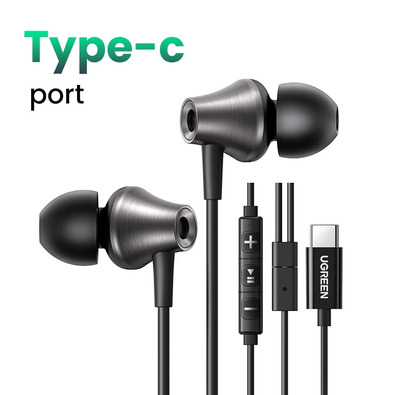 UGREEN 3.5mm USB Type C Wired Earbuds with Microphone, Wired Earphones in Ear Headphones HiFi Stereo,For Most with 3.5mm Jack - Image 7