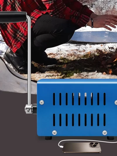 20W Hand Crank Generator, 6 Voltage Options Portable Emergency Charger for Outdoor Survival Emergency Power Bank