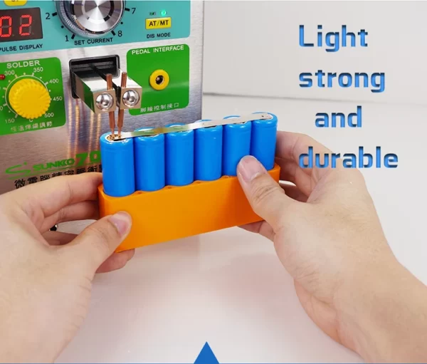 18650Battery Pack Fixture For Spot Welder Single Row Double Sided Spot Welding Plastic Fixed Fixture Battery Pack Soldering Tool - Image 14