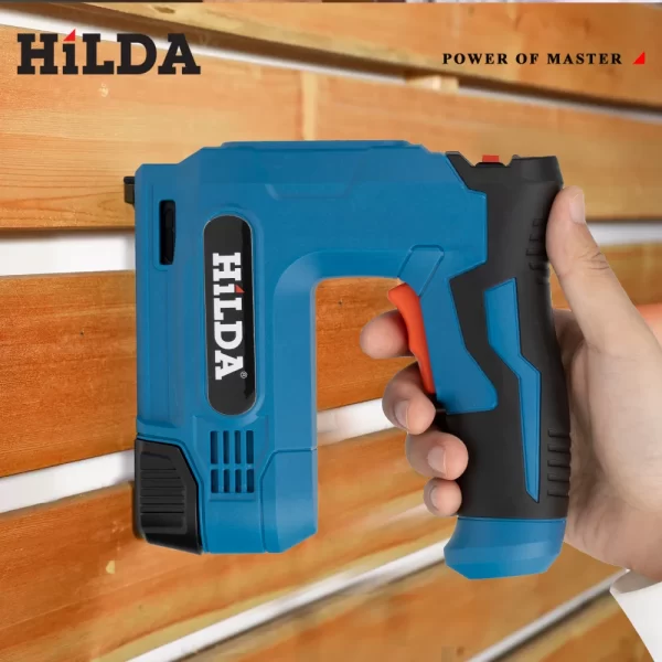 HILDA USBElectric 2-in-1 Air Nail Gun Furniture Pneumatic Gun Wood Frame Stapler Pneumatic Tool Power Tools with 2000pcs Staples - Image 2