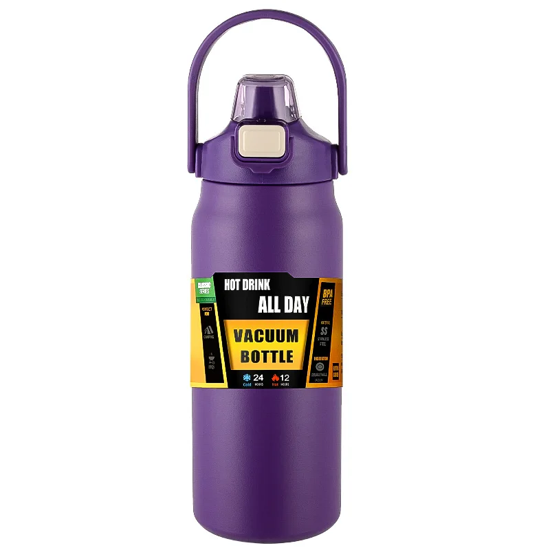 Portable Thermos with Straw 304 Stainless Steel Thermal Mug Tumbler Coffee Cup Sports Vacuum Flasks Cold and Hot Water Bottle - Image 10