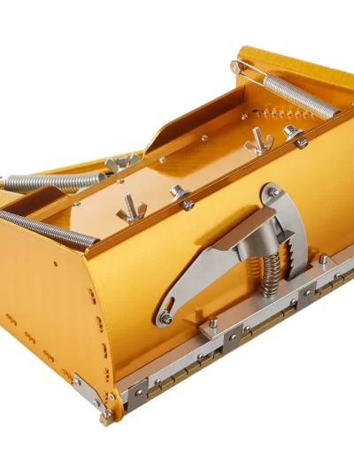 Drywall Flat Box 10Inch Wide Quick Clean Aluminum Finishing Mud Box for Plasterboard Wallboard Sheetrock