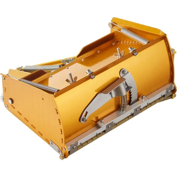Drywall Flat Box 10Inch Wide Quick Clean Aluminum Finishing Mud Box for Plasterboard Wallboard Sheetrock