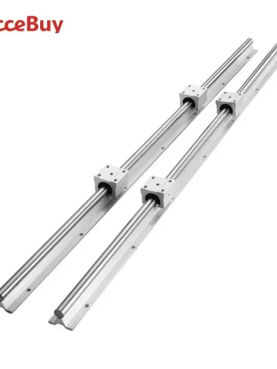 SucceBuy 2PCS Linear Guide Rails SBR12 SBR16 SBR20 SBR25 800-2200mm&4PCS UU Bearing Blocks Smooth Motion