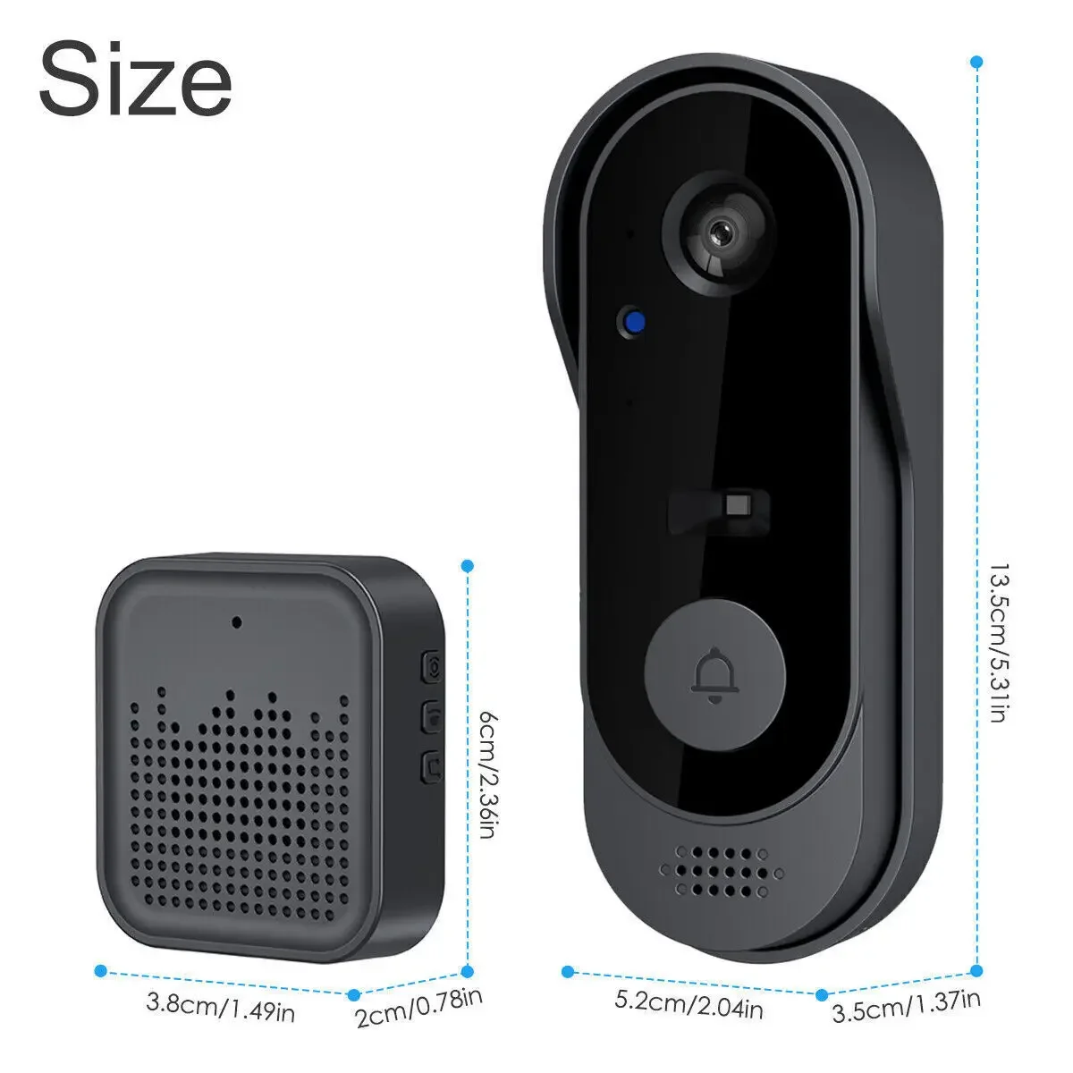 Tuya Doorbell With Camera Wireless Bundle Doorbell Smart Home WIFI HD Outdoor Phone Camera Security Video Intercom Night Vision - Image 21