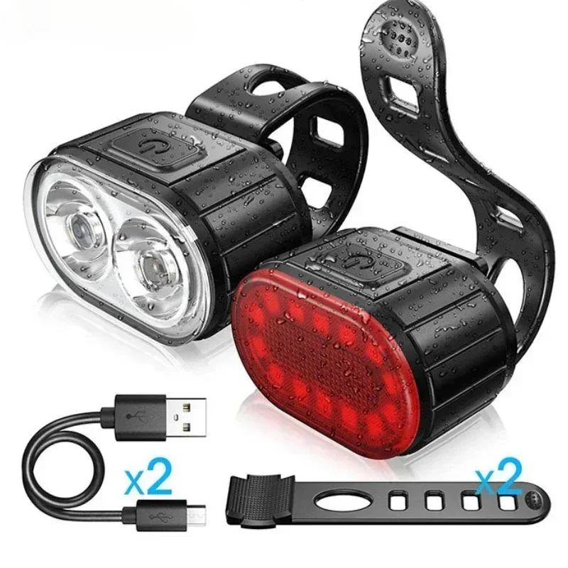 Ultra-bright Bicycle Lights Suitable For Night Riding, Rechargeable Multi-mode Waterproof Taillights, Bicycle Accessories - Image 12