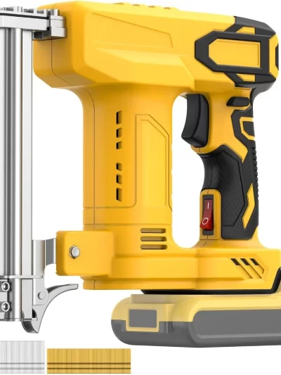 18 Gauge Cordless Brad Nailer Compatible with Dewalt 20V Battery (Not Included), Electric Nail Gun/Staple Guni