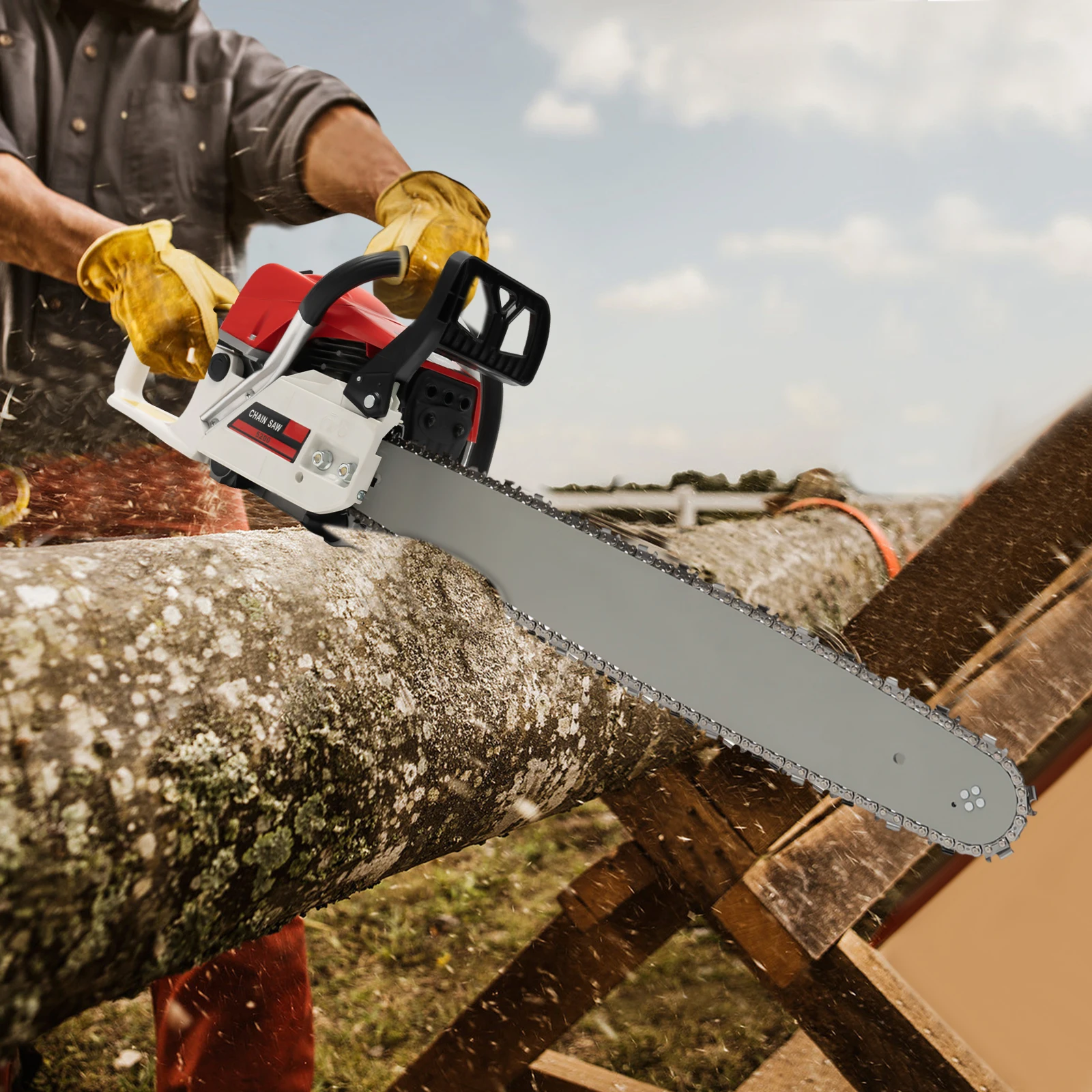 22Inch 52CC Gas-powered Chainsaw - Image 2