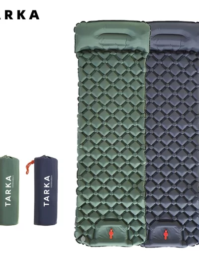 TARKA Inflatable Camping Mats Air Cushion With Pillow Outdoor Tourist Sleeping Pad Self-Inflating