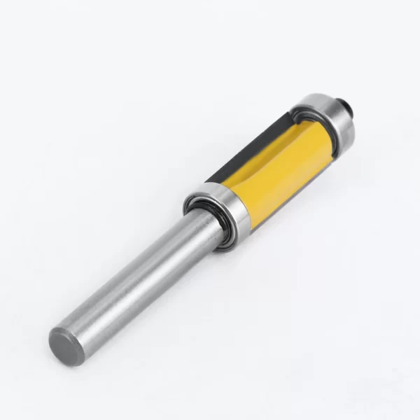 LAVIE 1pcs 8mm Shank Double Bearing Straight 1 inch Trim Router Bit Trimming Knife Milling Cutter Carbide Flush Woodworking - Image 10